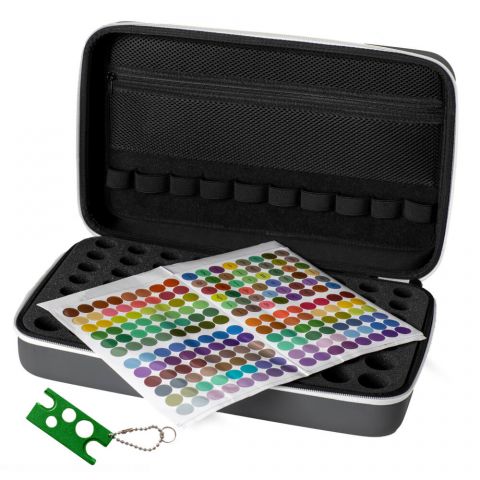 70-Count XL Hard-Top Carrying Cases - Grey