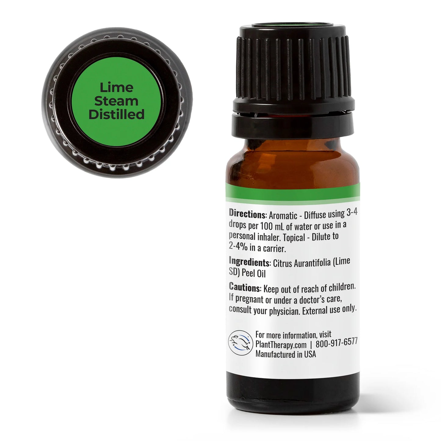 Lime Steam Distilled Essential Oil 10ml