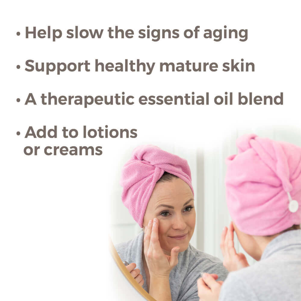 Anti Age Essential Oil Blend Pre-Diluted Roll-On