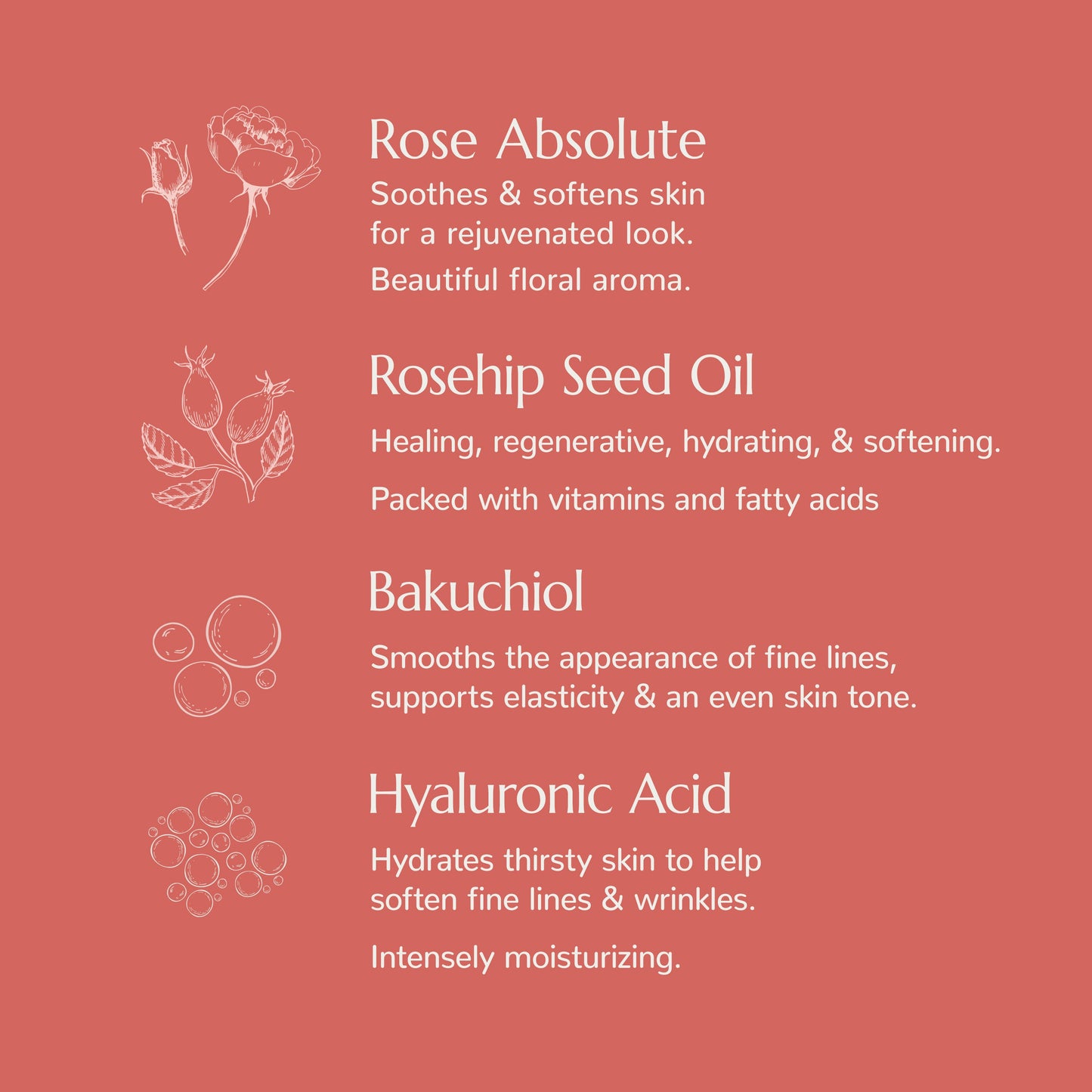 Rose with Bakuchiol Facial Serum